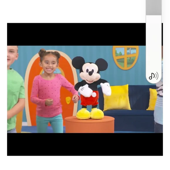 Disney Mickey Mouse Singing Plush Toy - Red, Black, Yellow - Picture 5 of 9